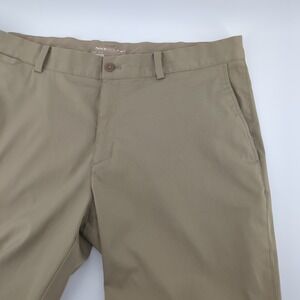 Nike Golf Pants Men's 36x30 Khaki Dri Fit Performance Flat Athletic Sportswear